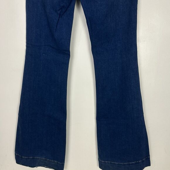 Good American Good Legs Flare Jeans Size 10/30 Stretch Blue Denim in Blue363 - Picture 8 of 11
